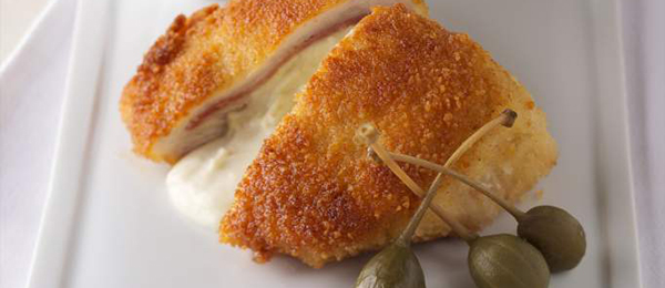 Cordon bleu de volaille au Société Crème